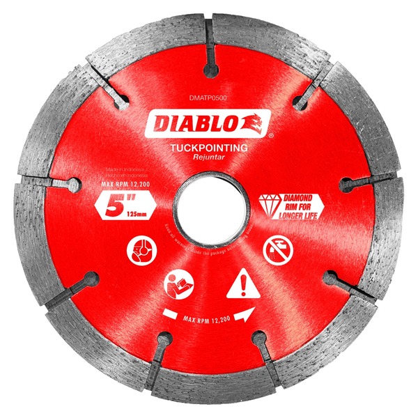 Diablo 5" Diamond Tuck Point Blade for Masonry DMATP0500